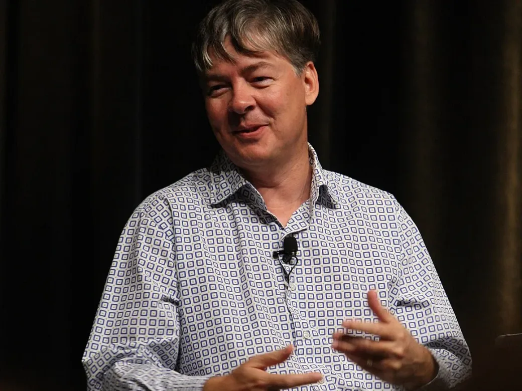Anders Hejlsberg speaking on stage.